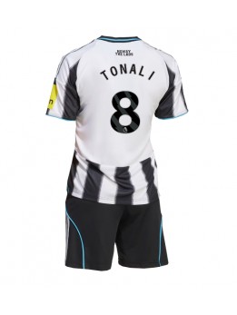 Detské Futbalové oblečenie Newcastle United Sandro Tonali #8 2025-26 Krátky Rukáv - Domáci (+ trenírky)